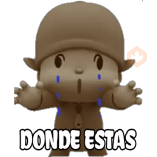 pocoyo sad sticker 13