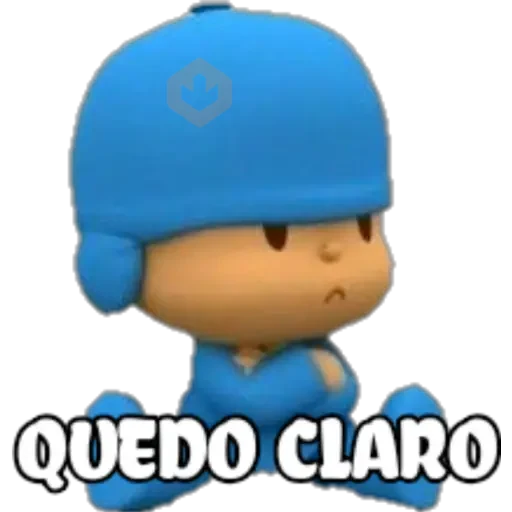 pocoyo sad sticker 11