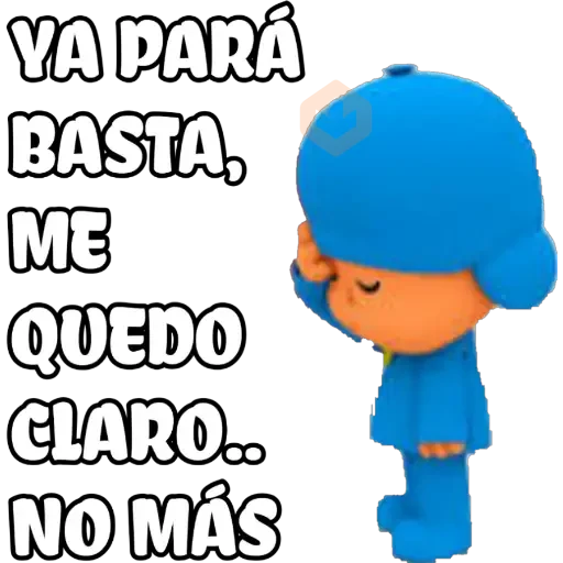 pocoyo sad sticker 14