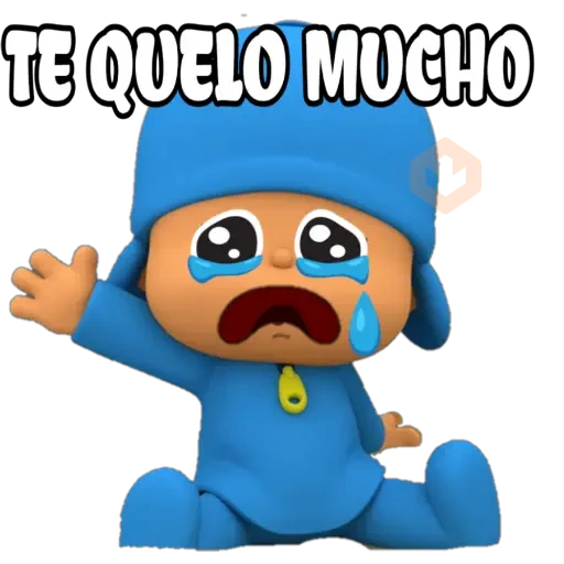 pocoyo sad sticker 18