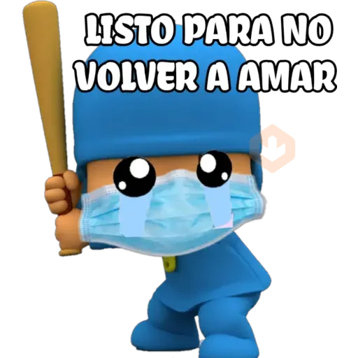 pocoyo sad sticker 16