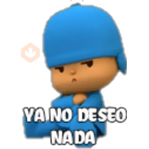 pocoyo sad sticker 12
