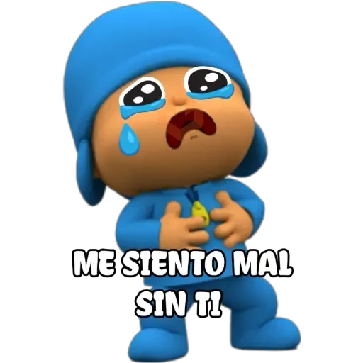 pocoyo sad sticker 24