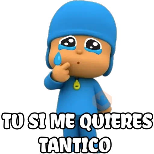 pocoyo sad sticker 26