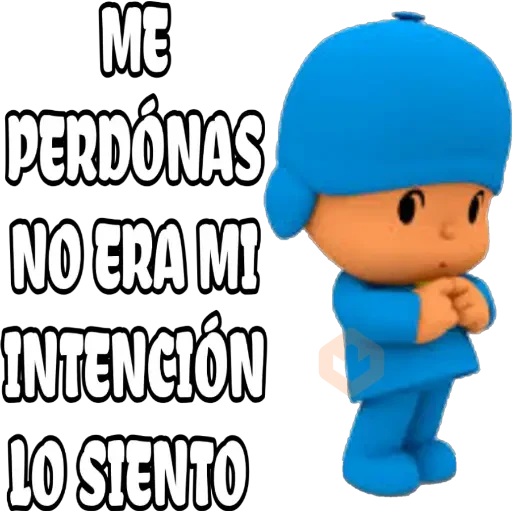 pocoyo sad sticker 21