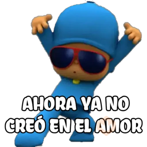 pocoyo sad sticker 25