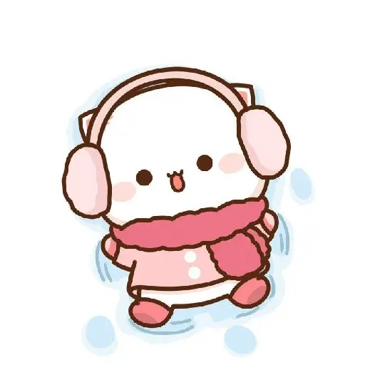 ❄️Mochi Peach Frío invierno❄️