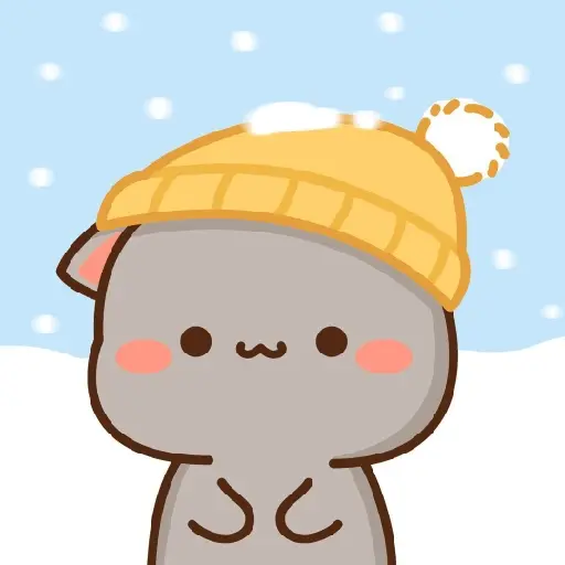 ❄️Mochi Peach Frío invierno❄️
