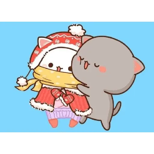 ❄️Mochi Peach Frío invierno❄️