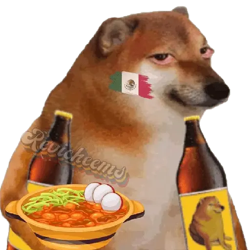 cheems de ojos rojos 