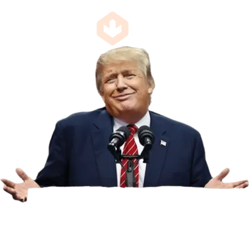 Donal trump sticker 25