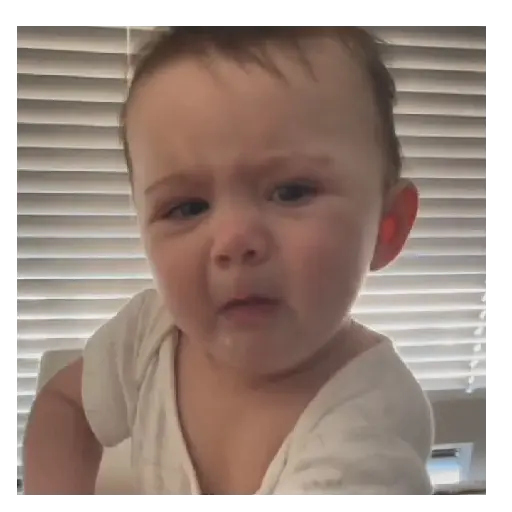 Bebés tiernos llorando 💦💦