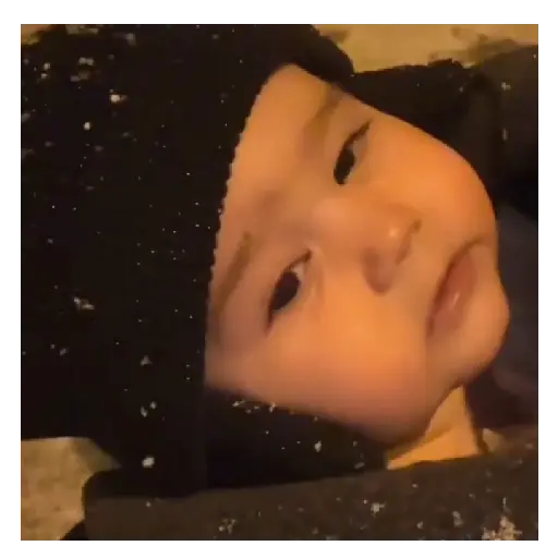 Baby frío y emoción 👣❄️😆