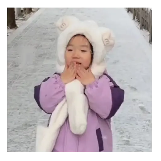 Baby frío y emoción 👣❄️😆 preview