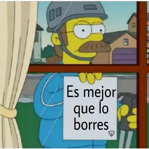 Letrero Ned Flanders Simpsons 