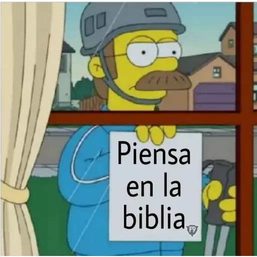 Letrero Ned Flanders Simpsons 