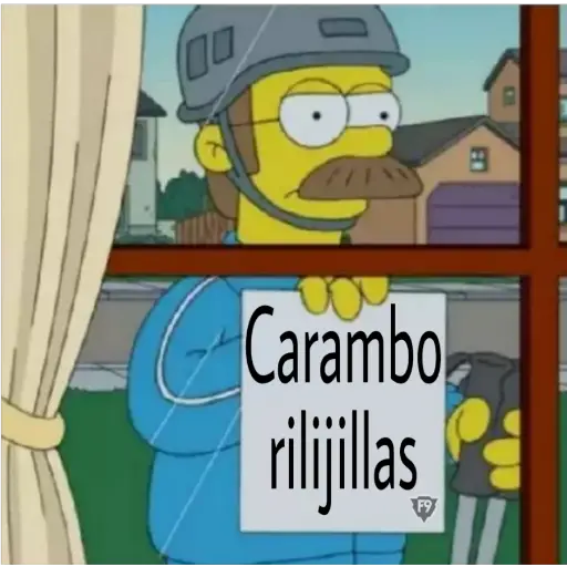Letrero Ned Flanders Simpsons 