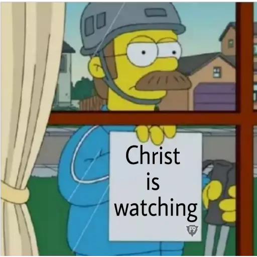 Letrero Ned Flanders Simpsons 