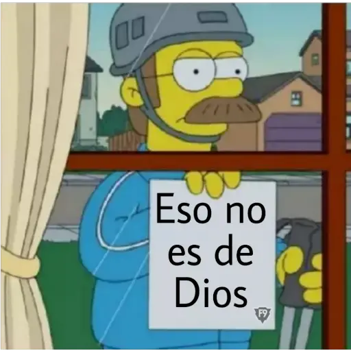 Letrero Ned Flanders Simpsons 