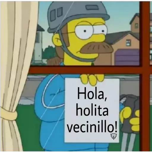 Letrero Ned Flanders Simpsons 