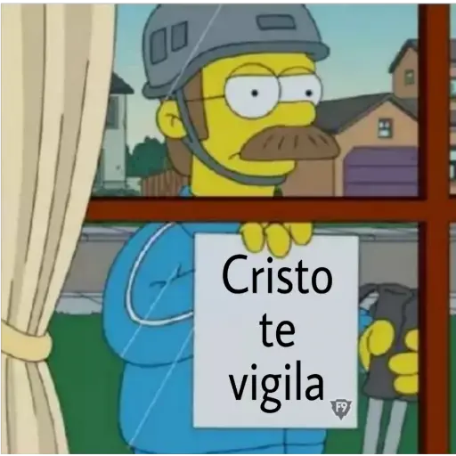 Letrero Ned Flanders Simpsons 