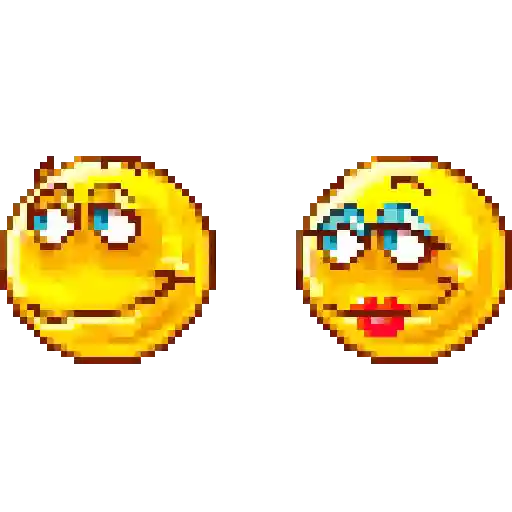 emoji pixel bucin animados