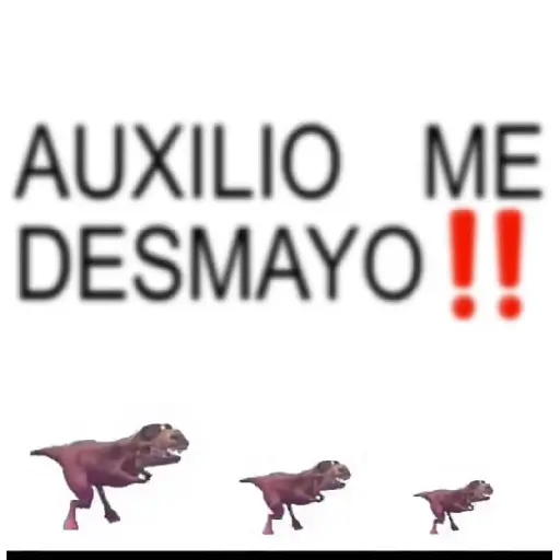 Auxilio, me desmayo Texto brat