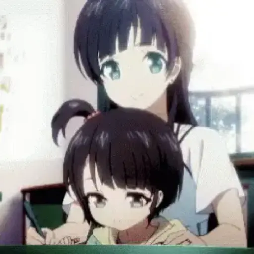 anime hug/abrazo