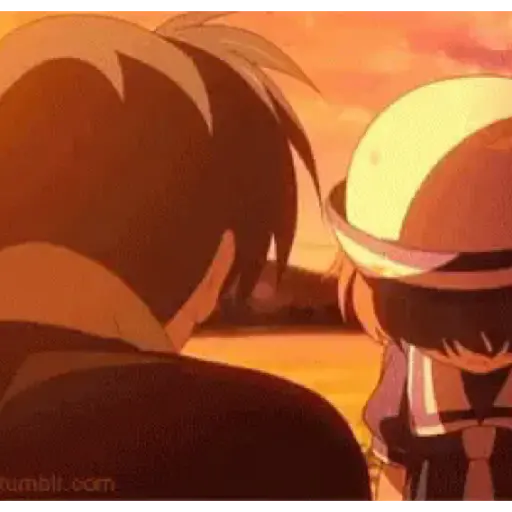 anime hug/abrazo