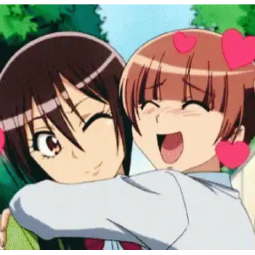 anime hug/abrazo preview
