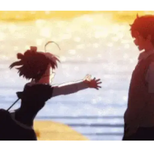 anime hug/abrazo