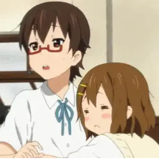 anime hug/abrazo