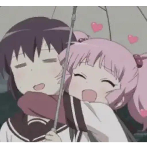 anime hug/abrazo