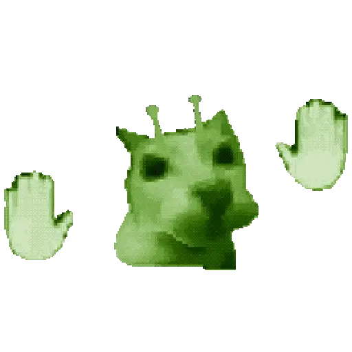 Gato Alien 👽💚😸