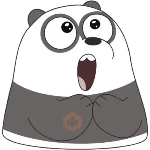 Panda 2 sticker 12