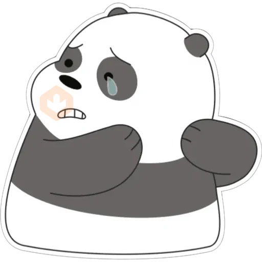 Panda 2 sticker 13