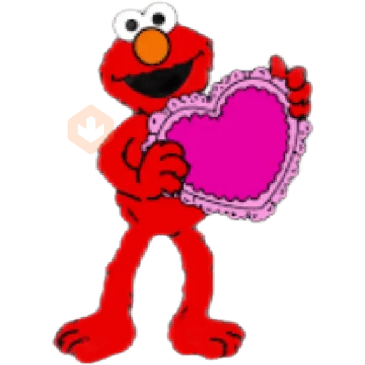 Elmo san valentin sticker 12