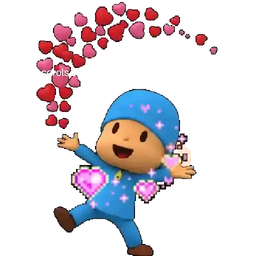 ❤️🧢Pocoyó Amor y Amistad🧢❤️ sticker 11