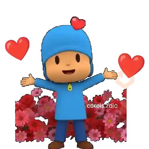 ❤️🧢Pocoyó Amor y Amistad🧢❤️ sticker 13