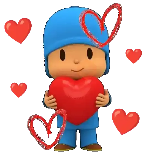 ❤️🧢Pocoyó Amor y Amistad🧢❤️ sticker 17