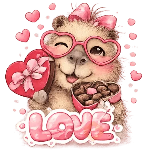 Capybara San Valentín ♥️✨ sticker 12