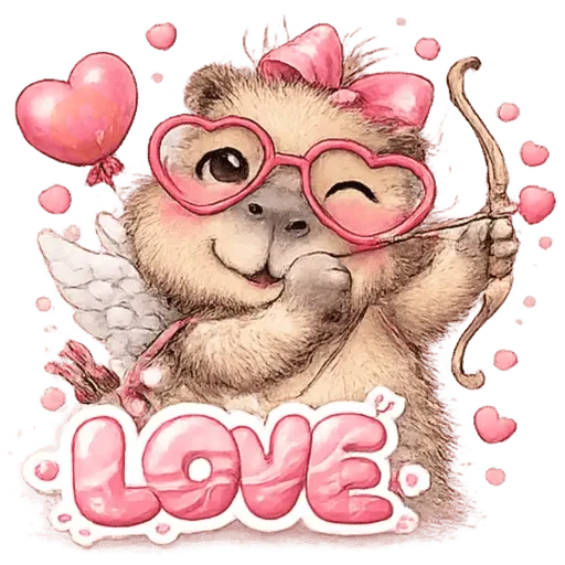 Capybara San Valentín ♥️✨ sticker 15