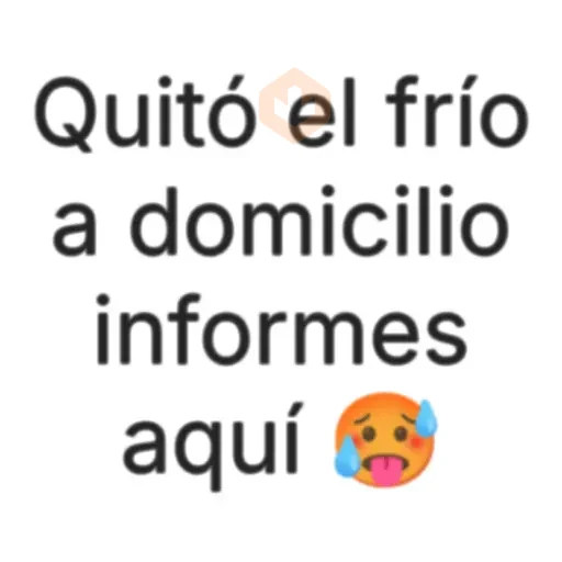 frío frases sticker 11