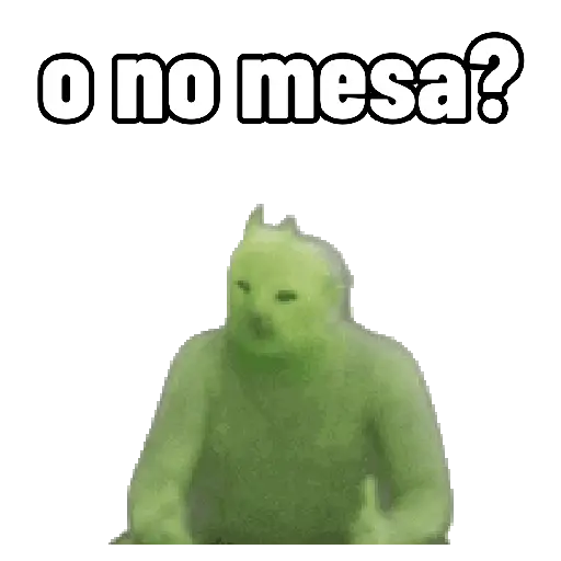Alien gato enojado 2️⃣👽Aliens🛸