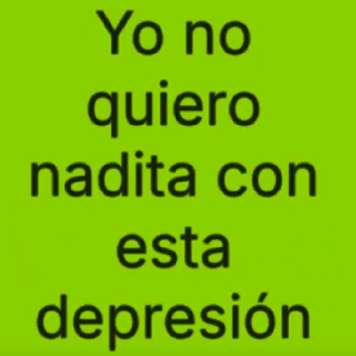 Fuera Fuera Depresión 🗣️ preview