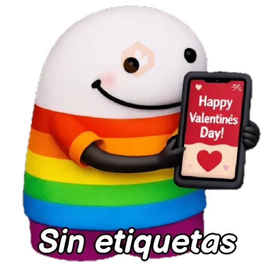 FLORK Free Love San Valentín 🌈 sticker 24