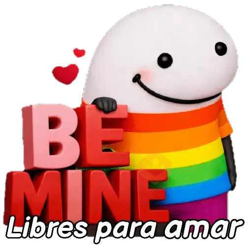 FLORK Free Love San Valentín 🌈 sticker 11