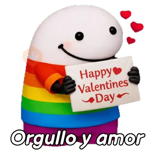 FLORK Free Love San Valentín 🌈 sticker 12