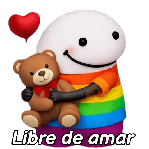 FLORK Free Love San Valentín 🌈 sticker 26
