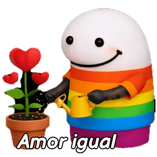 FLORK Free Love San Valentín 🌈 sticker 15